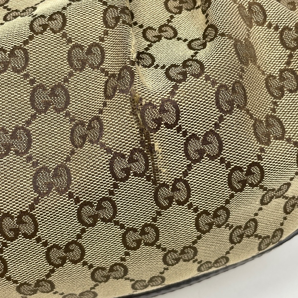 Gucci Gg Pattern Interlocking G Studded Canvas To… - image 5